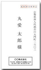 宛名（社名入り・名前）洋3